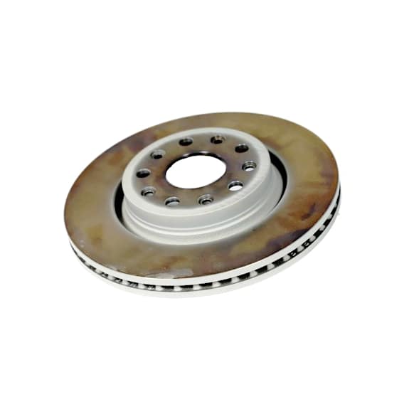 68564973AA Rear, Driver or Passenger Side Brake Disc, Plain Surface, 5 Lugs