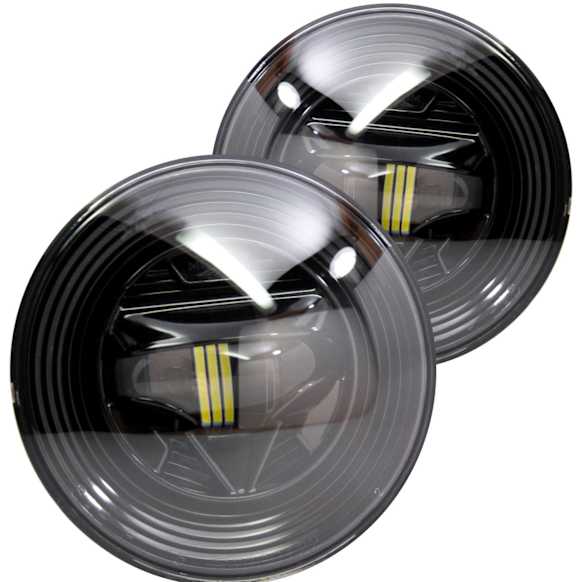 LF111 Front, Driver and Passenger Side LED Fog Light, With bulb(s), XB LED Series