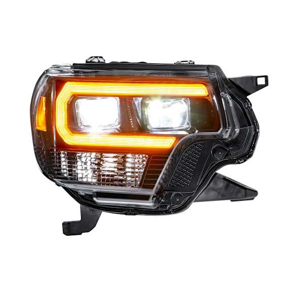 LF529-A Driver and Passenger Side LED Headlight, With bulb(s), Clear & Amber Lens, XB Hybrid LED Series