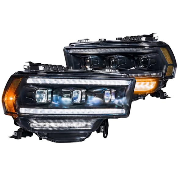 LF701 Driver and Passenger Side Halogen/LED Combo Headlight, Without bulb(s), Clear Lens, XB LED Series