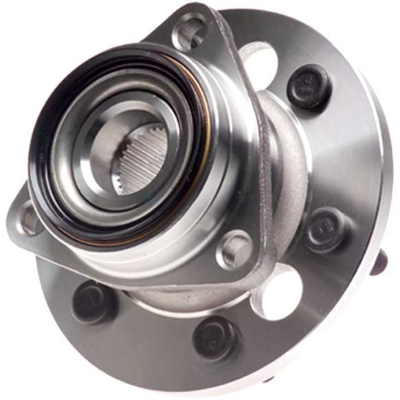 1991 Chevrolet K1500 - Front, Driver or Passenger Side Wheel Hub,  With Hd Suspension,  Assembly, Axle Nut Torque Spec: 165 Ft-Lbs / 224Nm, 4WD, With Bearing, Quality-Built OE Replacement