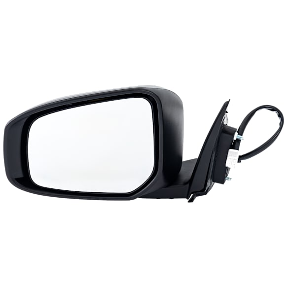 2015 Mitsubishi Lancer - Driver Side Mirror, Power Adjust, Heated, Paintable, Manual Folding, In-housing Signal Light, No Blind Spot Feature, No Memory, No Puddle Light, No Auto-Dimming