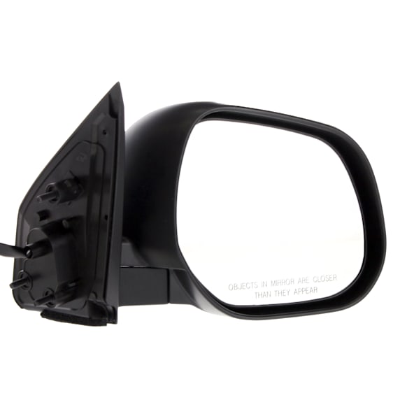 2009 Mitsubishi Outlander - Passenger Side Mirror, Power Adjust, Heated, Paintable, Manual Folding, No Signal Light, No Blind Spot Feature, No Memory, No Puddle Light, No Auto-Dimming