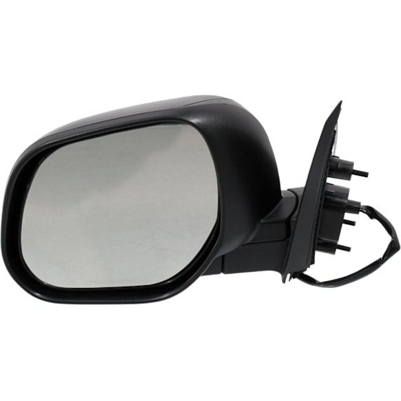 2011 Mitsubishi Outlander - Driver Side Mirror, Power Adjust, Non-Heated, Paintable, Manual Folding, No Signal Light, No Blind Spot Feature, No Memory, No Puddle Light, No Auto-Dimming