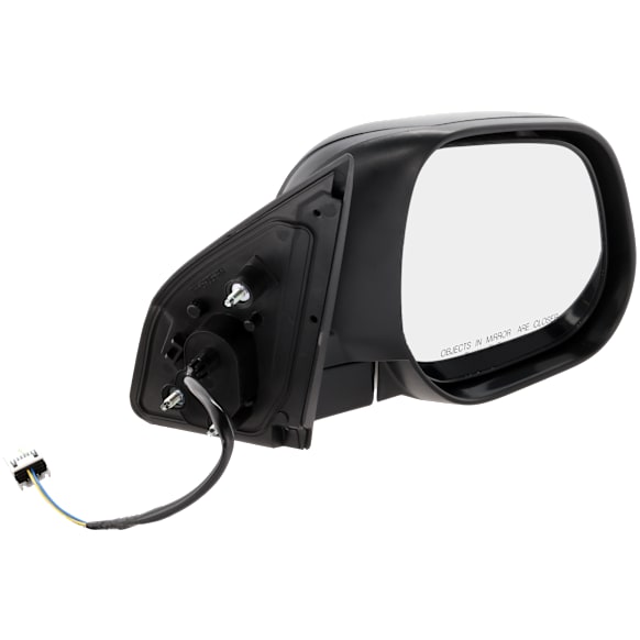 2011 Mitsubishi Outlander - Passenger Side Mirror, Power Adjust, Non-Heated, Paintable, Manual Folding, No Signal Light, No Blind Spot Feature, No Memory, No Puddle Light, No Auto-Dimming