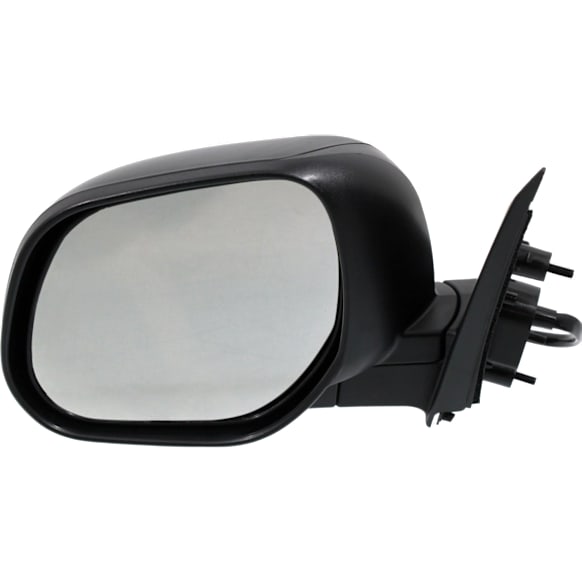 2011 Mitsubishi Outlander - Driver Side Mirror, Power Adjust, Heated, Paintable, Manual Folding, No Signal Light, No Blind Spot Feature, No Memory, No Puddle Light, No Auto-Dimming