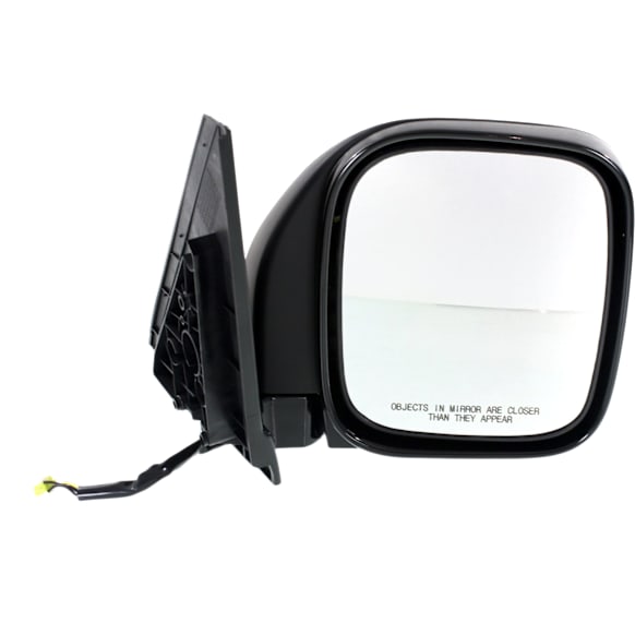 Passenger Side Mirror, Power, Manual Folding, Heated, Paintable, No Signal Light, No Memory, No Puddle Light, No Auto-Dimming, No Blind Spot Feature