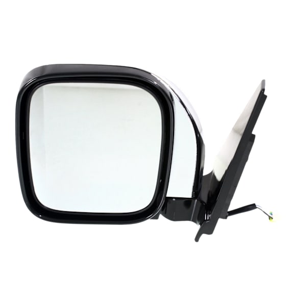 Driver Side Mirror, Power, Manual Folding, Heated, Chrome, No Signal Light, No Memory, No Puddle Light, No Auto-Dimming, No Blind Spot Feature