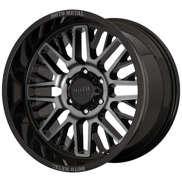 MO80221068418N Aluminum Black Wheel, 20 in. X 10 in., 6 x 5.5 Bolt Pattern