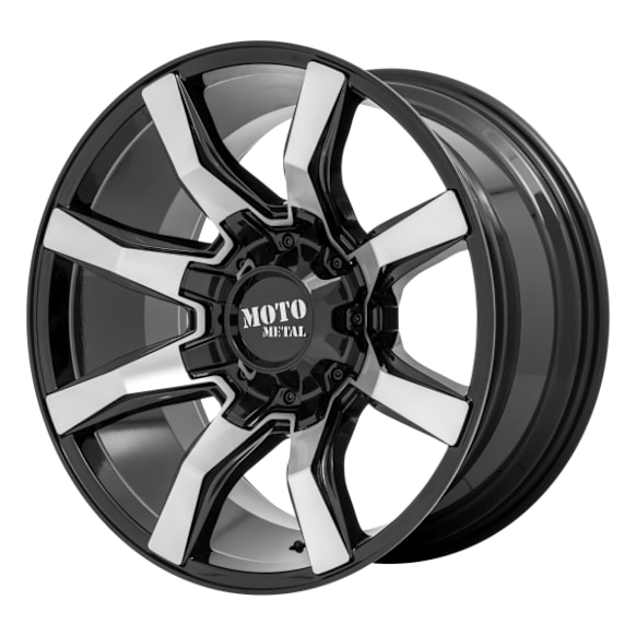 MO80421067518N Aluminum Black Wheel, 20 in. X 10 in., 6 x 5.5 Bolt Pattern