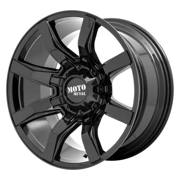 MO80429078318 Aluminum Gloss Black Wheel, 20 in. X 9 in., 6 x 5.5 Bolt Pattern