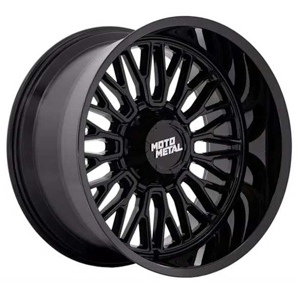 MO809BX20903518 Aluminum Gloss Black Wheel, 20 in. X 9 in., 5 x 5 in. / 5 x 5.5 in. Bolt Pattern