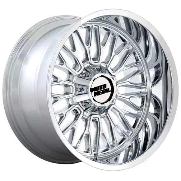 MO809PX22128044N Aluminum Chrome Wheel, 22 in. X 12 in., 8 x 6.5 in. Bolt Pattern