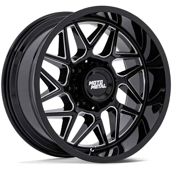 2007 Dodge Ram 2500 - Aluminum Black Wheel, 20 in. x 9 in., 8 x 6.5 in. Bolt Pattern