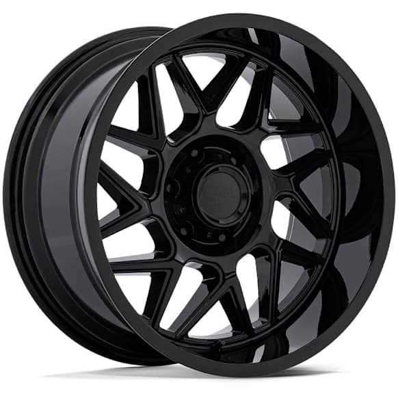 MO812BX20908820 Aluminum Gloss Black Wheel, 20 in. X 9 in., 8 x 7.1 in. Bolt Pattern