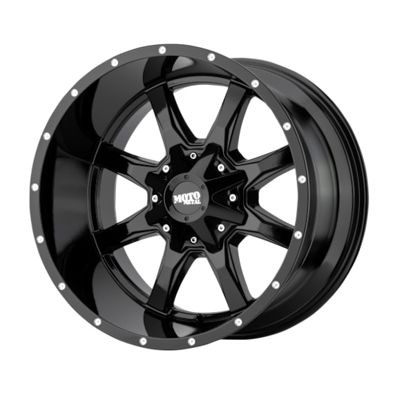 MO970790353A12NUS Aluminum Black Wheel, 17 in. X 9 in., 5 x 5 in. / 5 x 5.5 in. Bolt Pattern