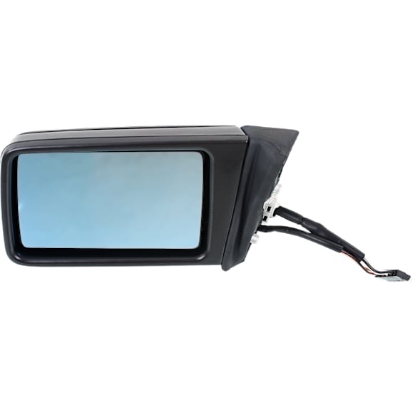 1995 Mercedes Benz E320 - Driver Side Mirror, 4-Door, Power Adjust, Heated, Paintable, Manual Folding, No Signal Light, No Blind Spot Feature, No Memory, No Puddle Light, No Auto-Dimming, Wagon