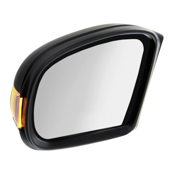 2000-2002 Mercedes Benz S430 - Driver Side Mirror, Power, Power Folding, Heated, Paintable, In-housing Signal Light, With memory, No Puddle Light, No Auto-Dimming, No Blind Spot Feature