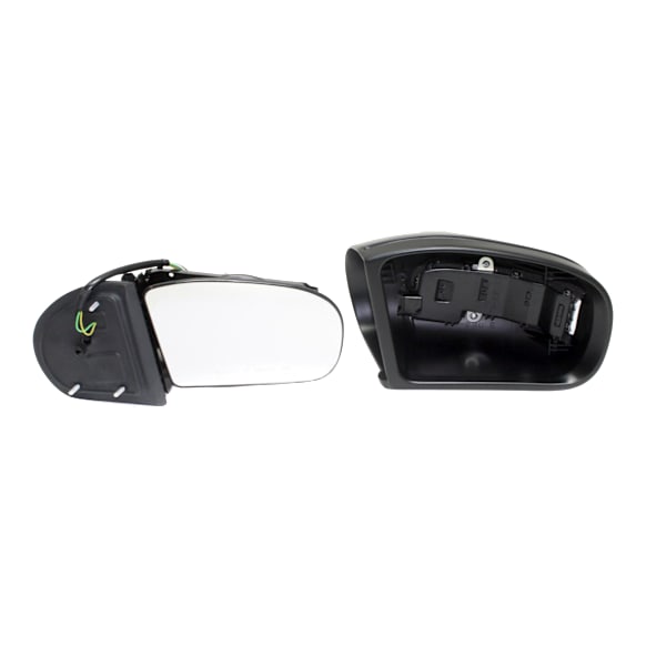 2004 Mercedes Benz C230 - Passenger Side Mirror, 2-Door, Power Adjust, Heated, Paintable, Power Folding, In-housing Signal Light, No Blind Spot Feature, No Memory, No Puddle Light, No Auto-Dimming, Coupe