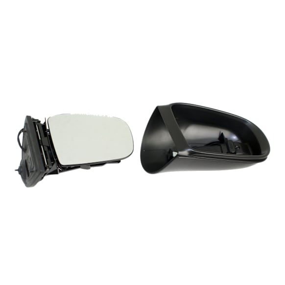 Passenger Side Mirror, Power, Non-Folding, Heated, Paintable, In-housing Signal Light, No Memory, No Puddle Light, No Auto-Dimming, No Blind Spot Feature, Base Model