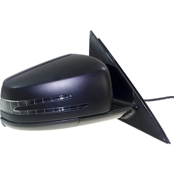 2015 Mercedes Benz E550 - Passenger Side Mirror, Power Adjust, Heated, Paintable, Manual Folding, In-housing Signal Light, No Blind Spot Feature, With Memory, With Puddle Light, No Auto-Dimming, Sedan