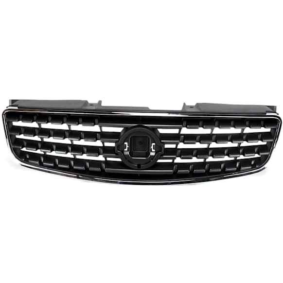 Grille Assembly, Chrome Shell with Painted Dark Gray Insert