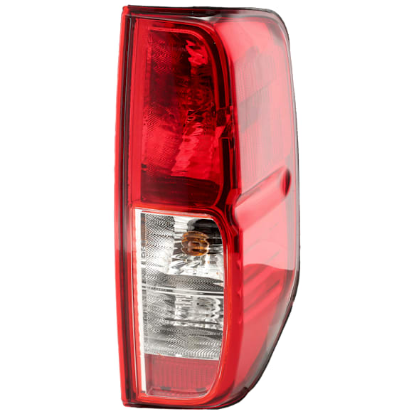 2005-2014 Nissan Frontier - Passenger Side Tail Light, with Bulb, Halogen, Clear and Red Lens, Production Date To February 2014