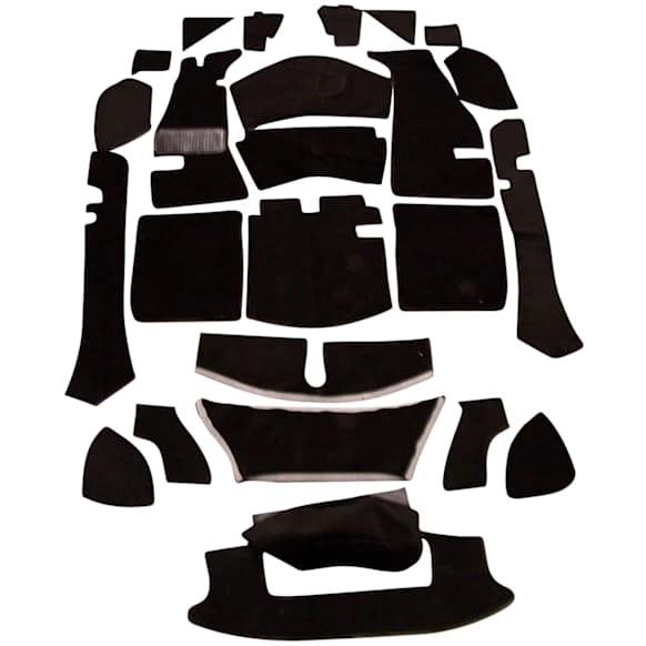 F56B-203610 Carpet Kit, Dark Brown, Nylon Loop pile