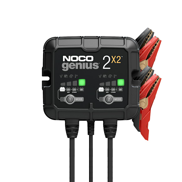 GENIUS2X2 4-Amp 2-Bank 6V/12V Smart Battery Charger