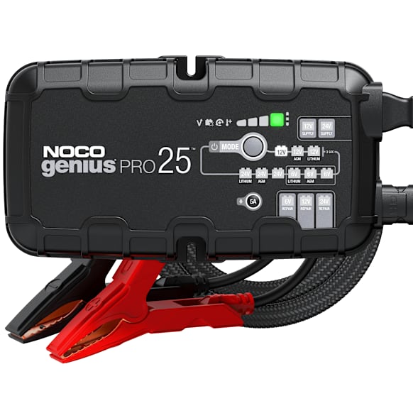 GENIUSPRO25 25-Amp 6V/12V/24V Pro Smart Battery Charger