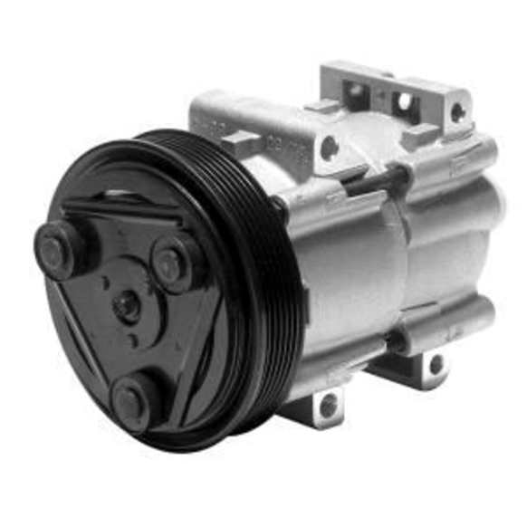 2000 Ford Focus - A/C Compressor, OE recommended replacement part., With Clutch, 6-Groove Pulley, 4 Cyl 2.0L