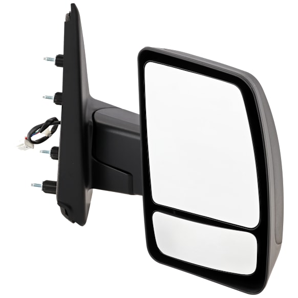 2013 Nissan NV3500 SV - Passenger Side Mirror, Power Adjust, Non-Heated, Textured Black, Manual Folding, No Signal Light, With Blind Spot Glass, No Memory, No Puddle Light, No Auto-Dimming