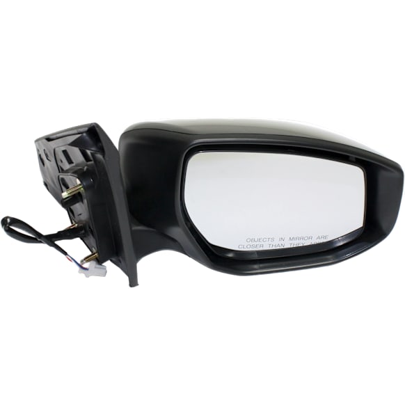 Passenger Side Mirror, Power, Manual Folding, Non-Heated, Paintable, No Signal Light, No Memory, No Puddle Light, No Auto-Dimming, No Blind Spot Feature
