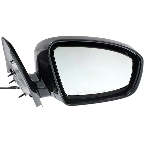 2014 Nissan Pathfinder - Passenger Side Mirror, Power Adjust, Non-Heated, Paintable, Manual Folding, No Signal Light, No Blind Spot Feature, No Memory, No Puddle Light, No Auto-Dimming