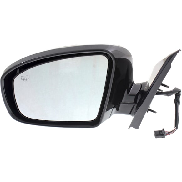 Driver Side Mirror, Power, Manual Folding, Heated, Paintable, No Signal Light, With memory, No Puddle Light, Auto-Dim, and Blind Spot Feature, SL Model, Without Around View Monitor