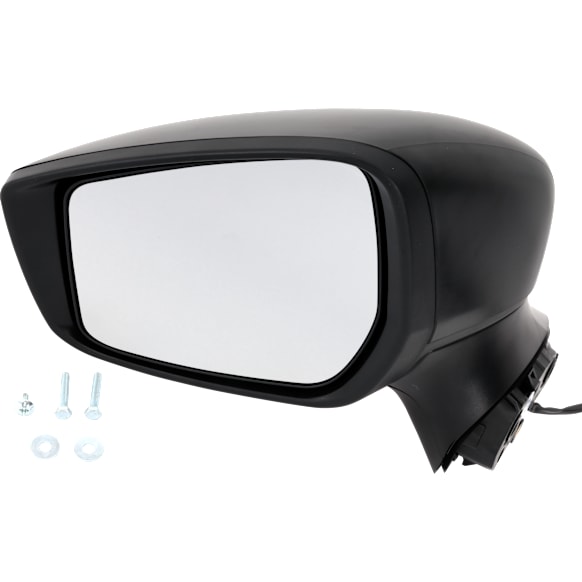 2020-2023 Nissan Versa - Driver Side Mirror, Power, Manual Folding, Heated, Paintable, No Signal Light, No Memory, No Puddle Light, No Auto-Dimming, No Blind Spot Feature
