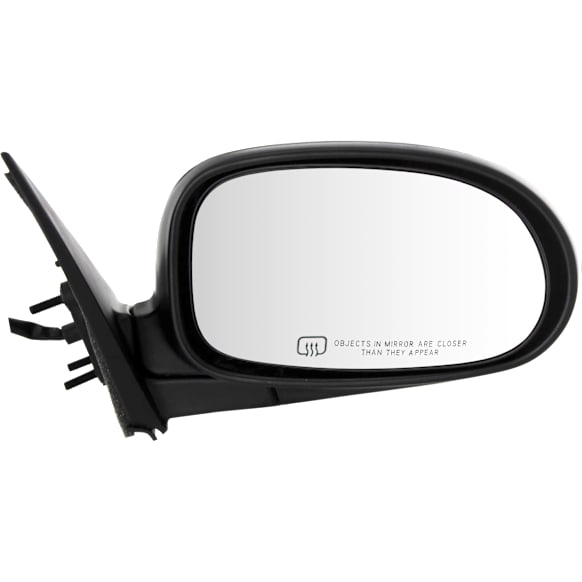 Passenger Side Mirror, Power, Manual Folding, Heated, Paintable, No Signal Light, No Memory, No Puddle Light, No Auto-Dimming, No Blind Spot Feature