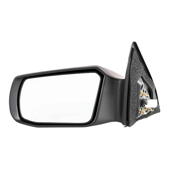 2008 Nissan Altima S - Driver Side Mirror, 4-Door For Models Without Convenience Package, Power Adjust, Non-Heated, Paintable, Non-Folding, No Signal Light, No Blind Spot Feature, No Memory, No Puddle Light, No Auto-Dimming, Sedan