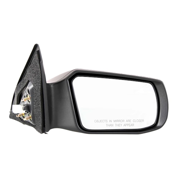 2009 Nissan Altima - Passenger Side Mirror, 4-Door For Models Without Convenience Package, Power Adjust, Non-Heated, Paintable, Non-Folding, No Signal Light, No Blind Spot Feature, No Memory, No Puddle Light, No Auto-Dimming, Sedan