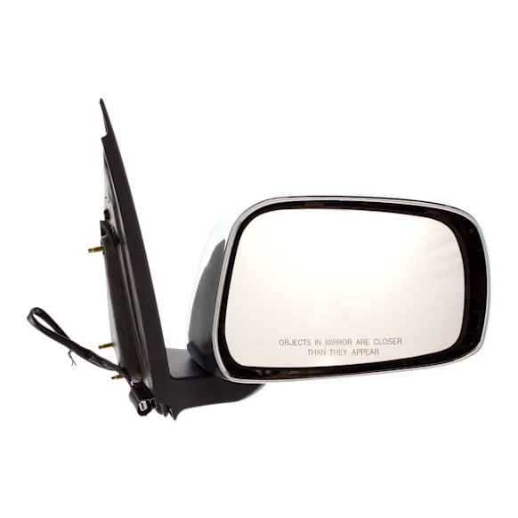 Extended Cab Pickup Passenger Side Mirror, Power Adjust, Non-Heated, Manual Folding, Chrome, No Signal Light, No Memory, No Puddle Light, No Auto-Dimming, No Blind Spot Feature