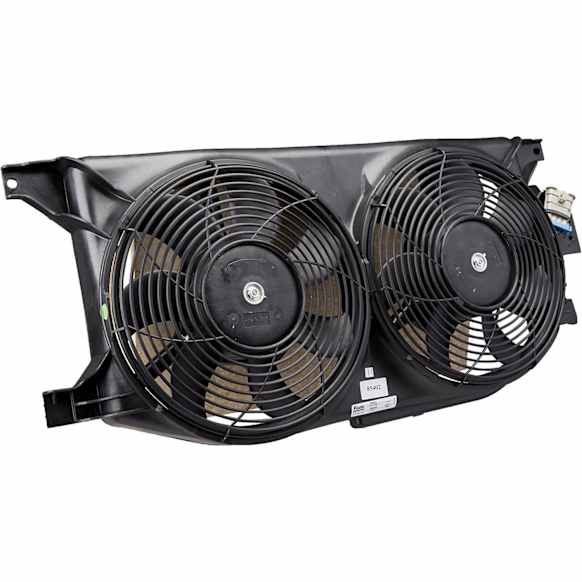 85402 Auxiliary Fan Assembly (Double Fan with Shroud) - Replaces OE Number 163-500-01-55