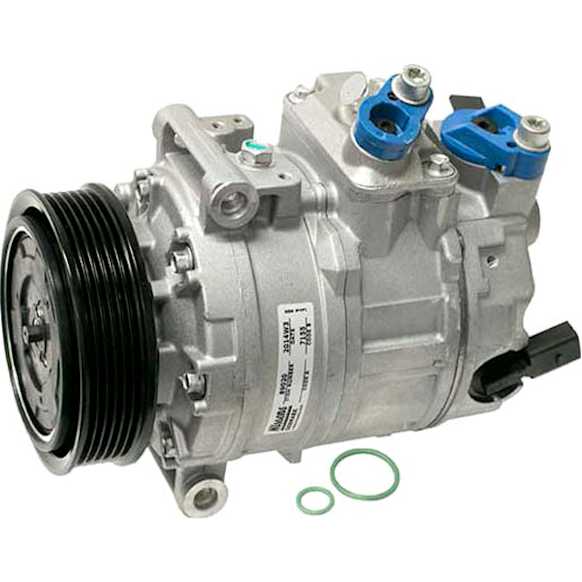 890632 A/C Compressor, With Clutch, 6-Groove Pulley