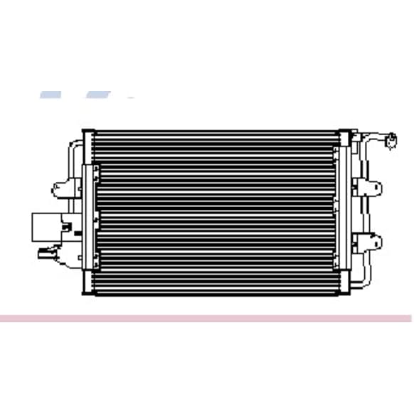 2001 Volkswagen Beetle - A/C Condenser, Turbocharged, DIESEL, Front, Trans.: Standard/Auto, 4 Cyl 1.9L
