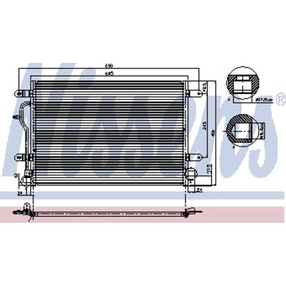 2004 Audi A4 - A/C Condenser, 6 Cyl 3.0L