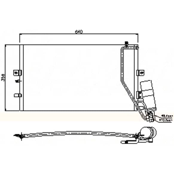 2008 Saab 9-5 - A/C Condenser