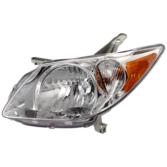 2005-2008 Pontiac Vibe - Driver Side Headlight, with Bulb, Halogen, Clear Lens, 4 Cyl., 1.8L Engine
