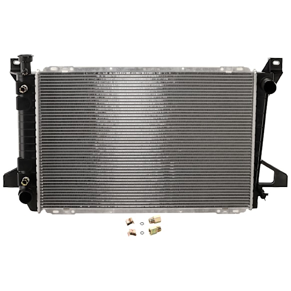 Radiator, 5.0L/5.8L Engines, Plastic Tank, Automatic or Manual Transmission, Standard Duty Cooling