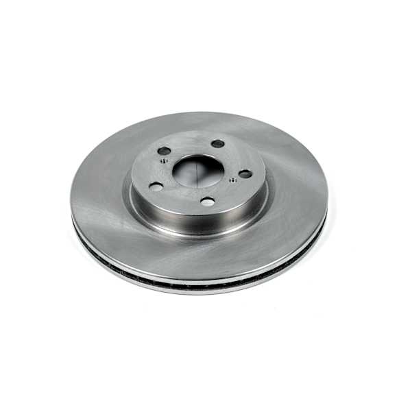 JBR1311 Front, Driver or Passenger Side Brake Disc, Plain Surface, Vented, 5 Lugs,, Autospecialty By Powerstop