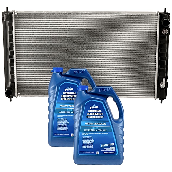2015 Nissan Altima Base - 3-Piece Kit Radiator, 3.5L 6Cyl,  Includes (1) Radiator and (2) Coolant/Antifreeze