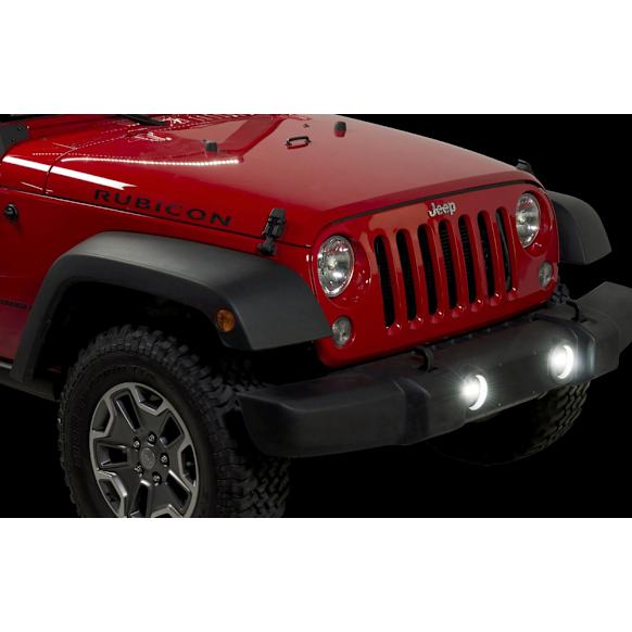 12005 Front, Driver and Passenger Side LED Fog Light, With bulb(s), Luminix Series